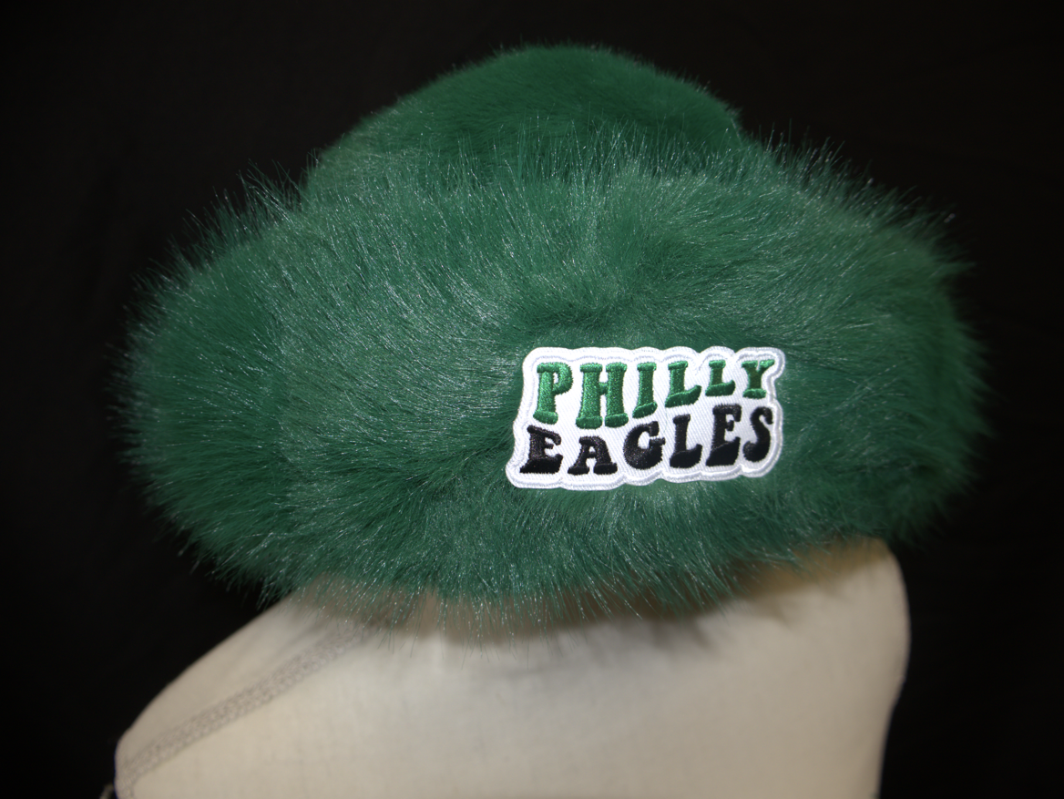 Fuzzy “Philly Eagles” Hat