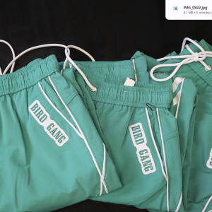 “Bird Gang” Nylon Track Pants